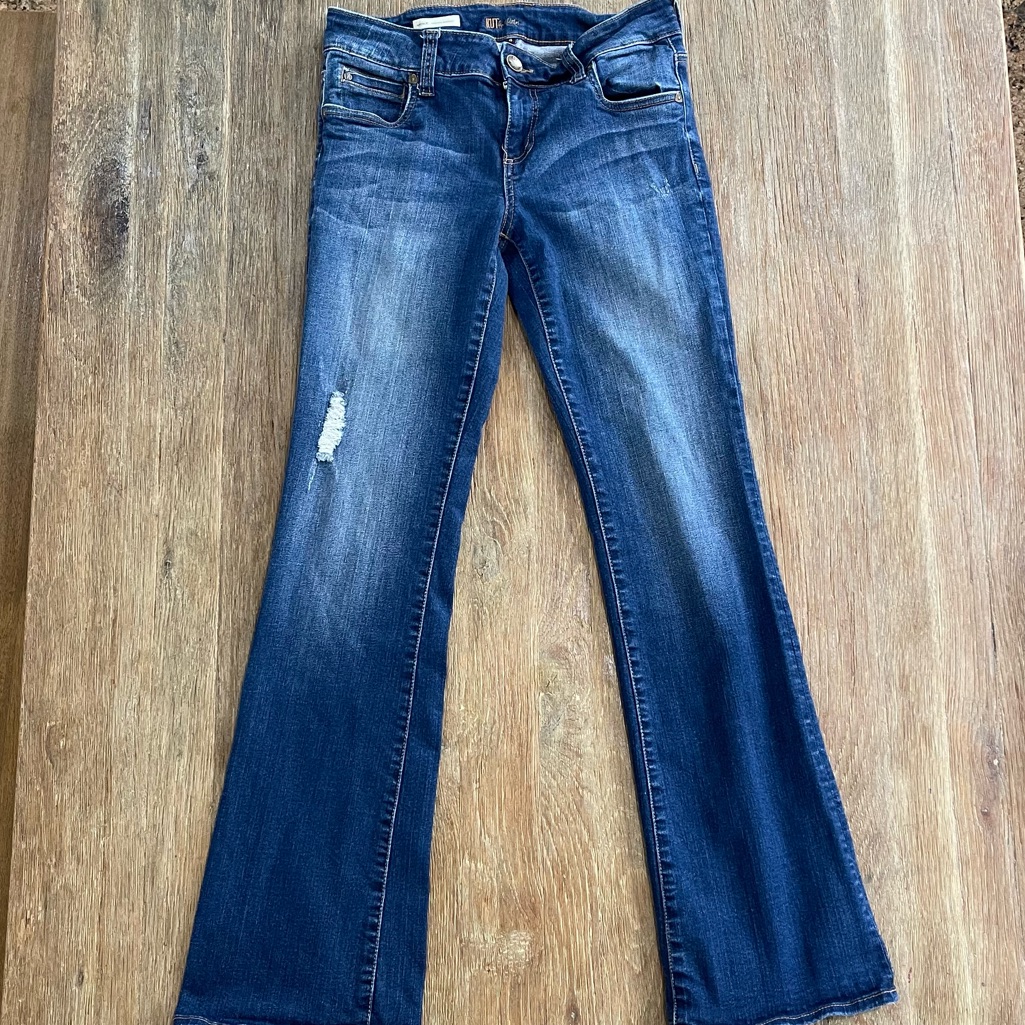 Kut From The Kloth Natalie High Rise Bootcut Denim Jeans, Size 4